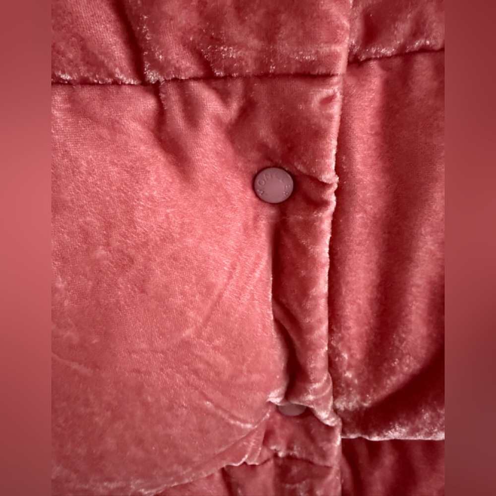 Moncler Velvet Goose Down Puff Jacket - Picture 7 of 12